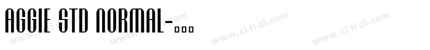 Aggie Std Normal字体转换